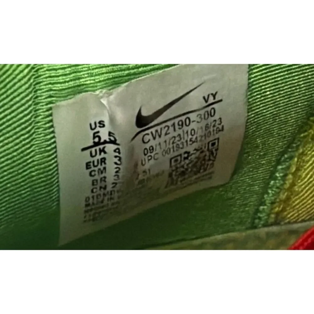 Nike Zoom Kobe 6 Protro Low Grinch Green Sneakers Red Laces Men's 5.5